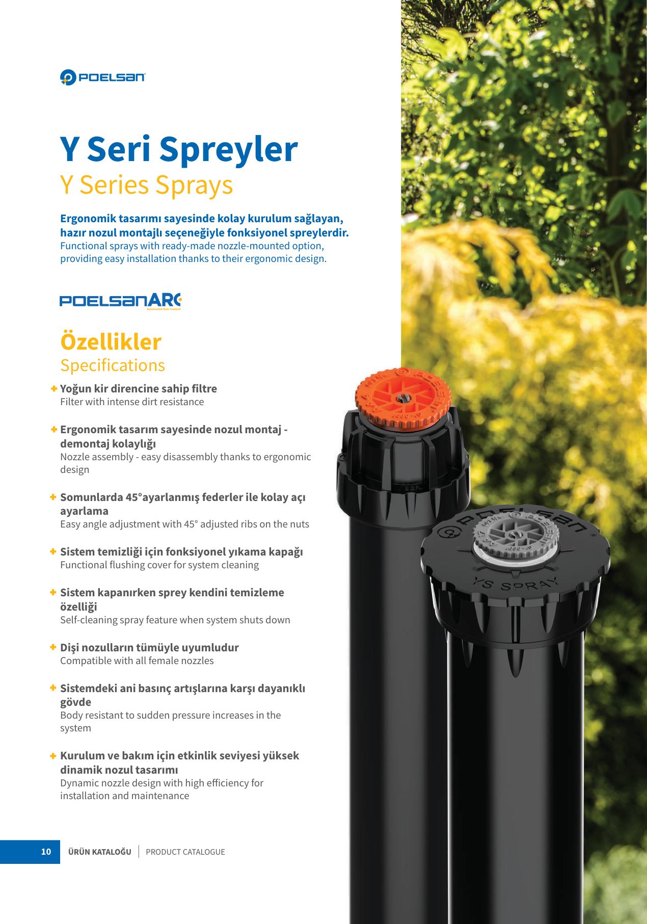 Y-Serie Sprühregner 5 cm – Bild 2